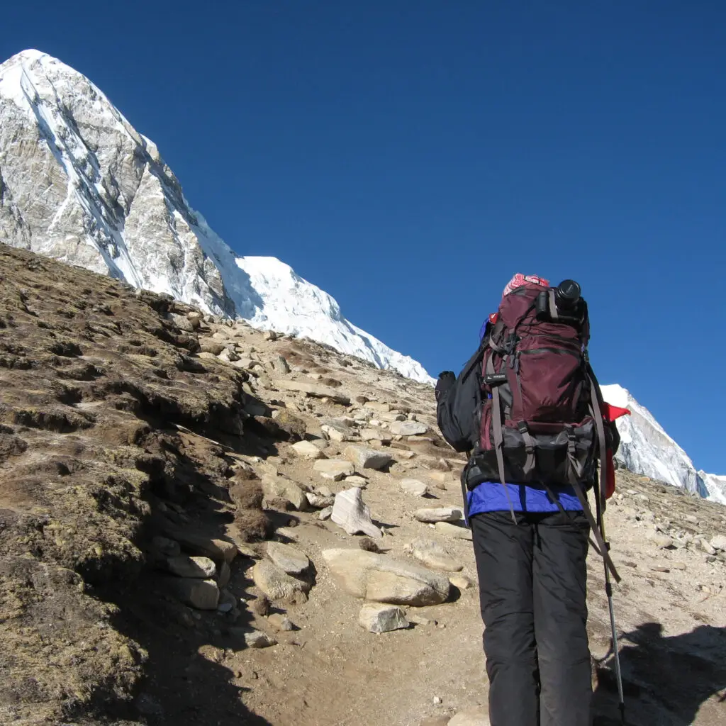 trekking to everest base camp