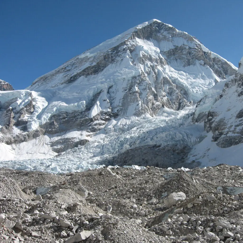 the view from everest base camp