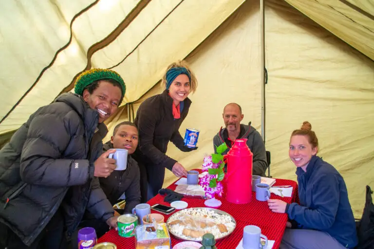 Food on Kilimanjaro