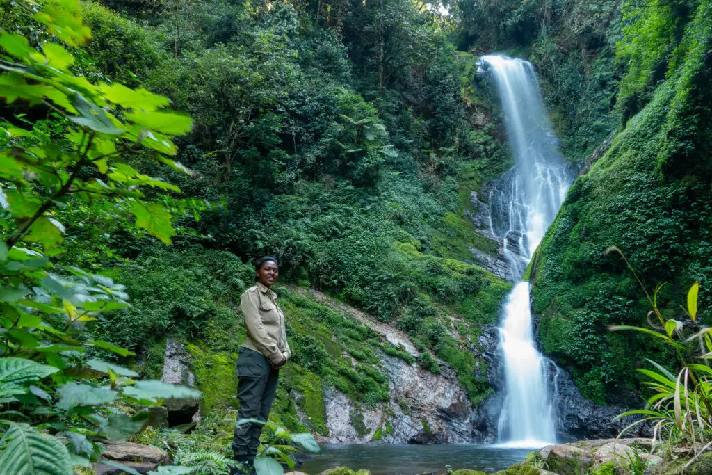One of our guides at Nyungwe National Park, Rwanda.