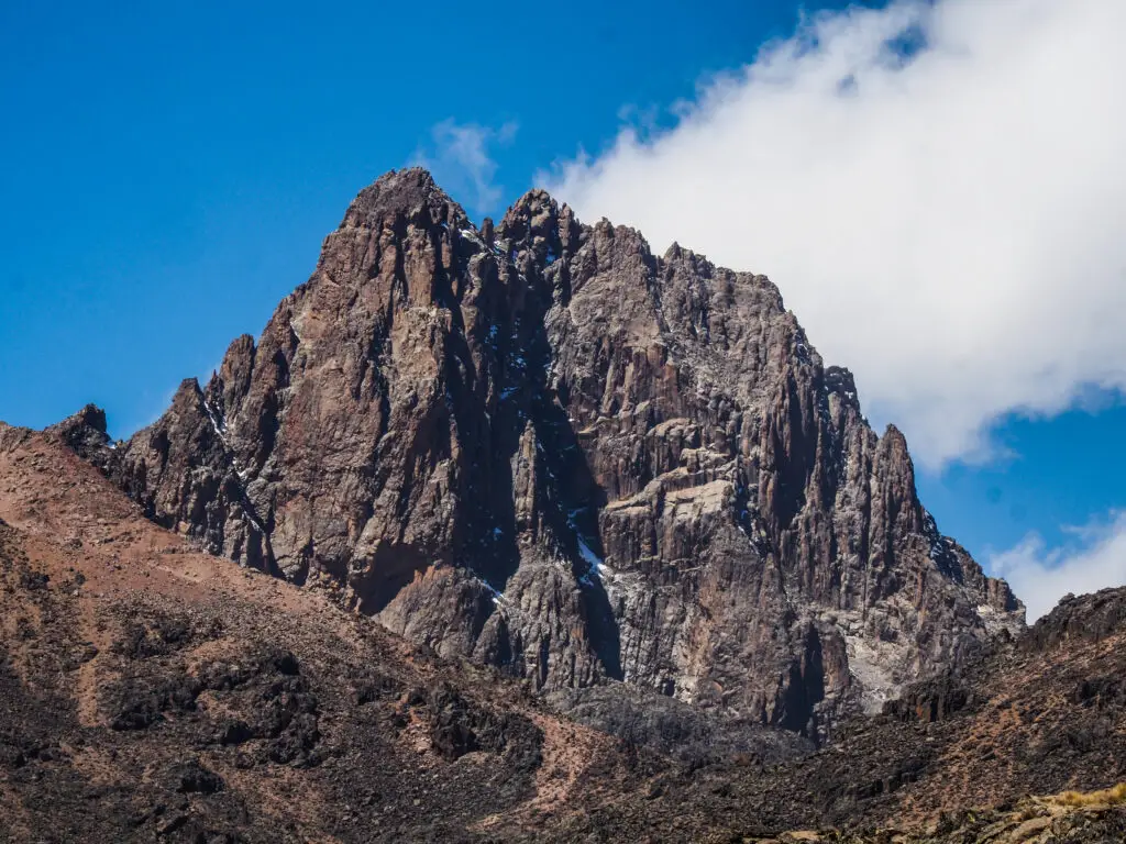 Point Lenana, Mt Kenya, Kenya.