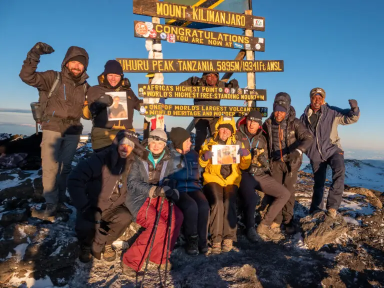 Uhuru Peak, Mt. Kilimanjaro, Tanzania. Climbing mount Kilimanjaro. things to do in Tanzania