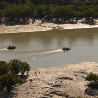 Zodiac cruise on Roe River